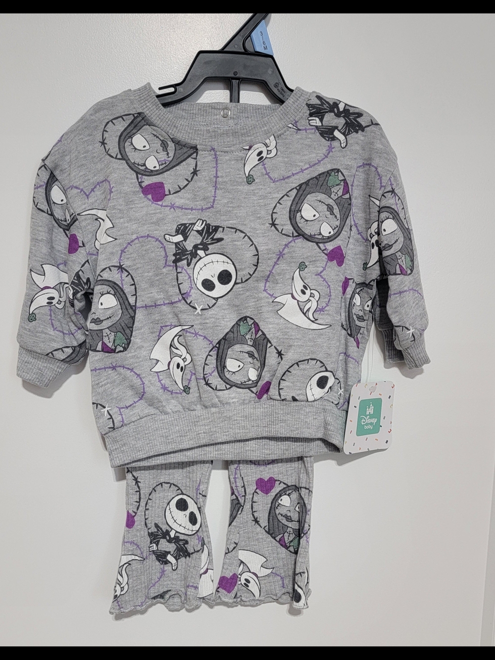 2 piece Jack Skellington & Sally Outfit